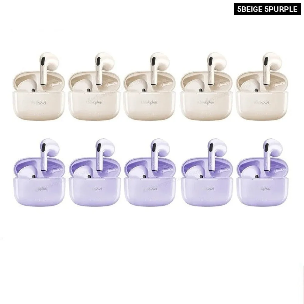 10pcs Lp40 5pcs Lp40plus Wireless Bluetooth 5.3 Tws Sports Noise Reduction Touch Control Earphones
