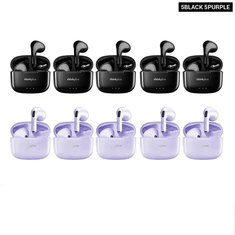 10pcs Lp40 5pcs Lp40plus Wireless Bluetooth 5.3 Tws Sports Noise Reduction Touch Control Earphones