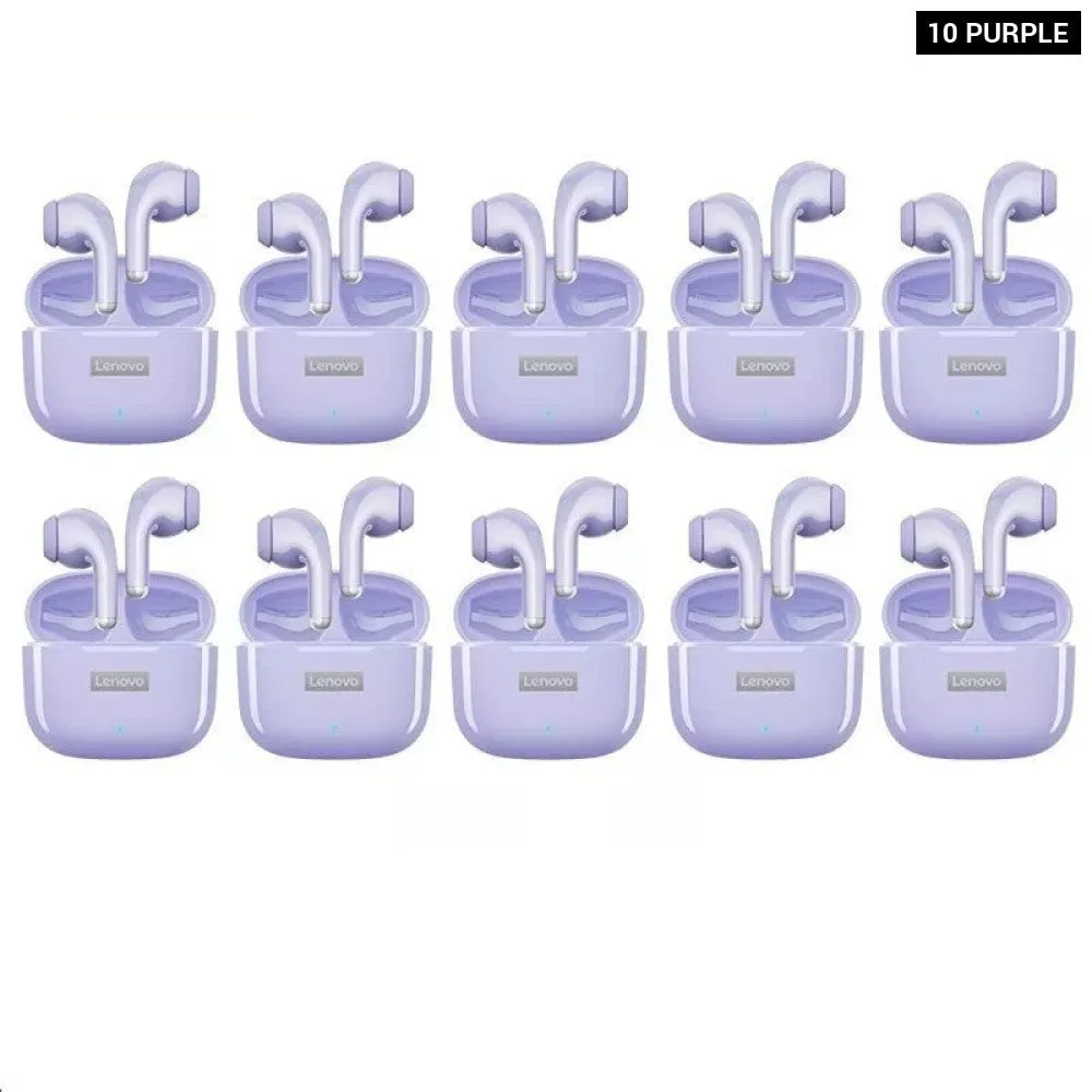 10pcs Wireless Bluetooth 5.1 Lp40 Pro Tws Sports Noise Reduction Touch Control Earphones