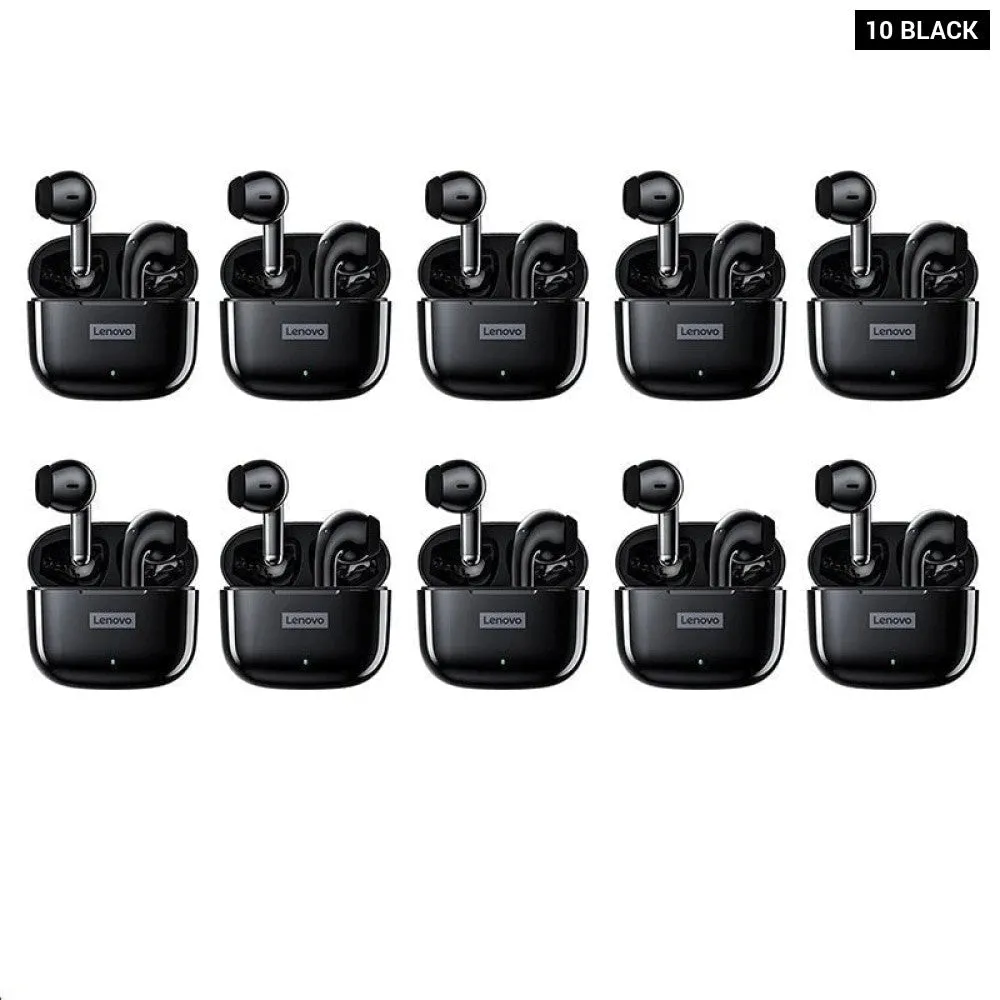 10pcs Wireless Bluetooth 5.1 Lp40 Pro Tws Sports Noise Reduction Touch Control Earphones