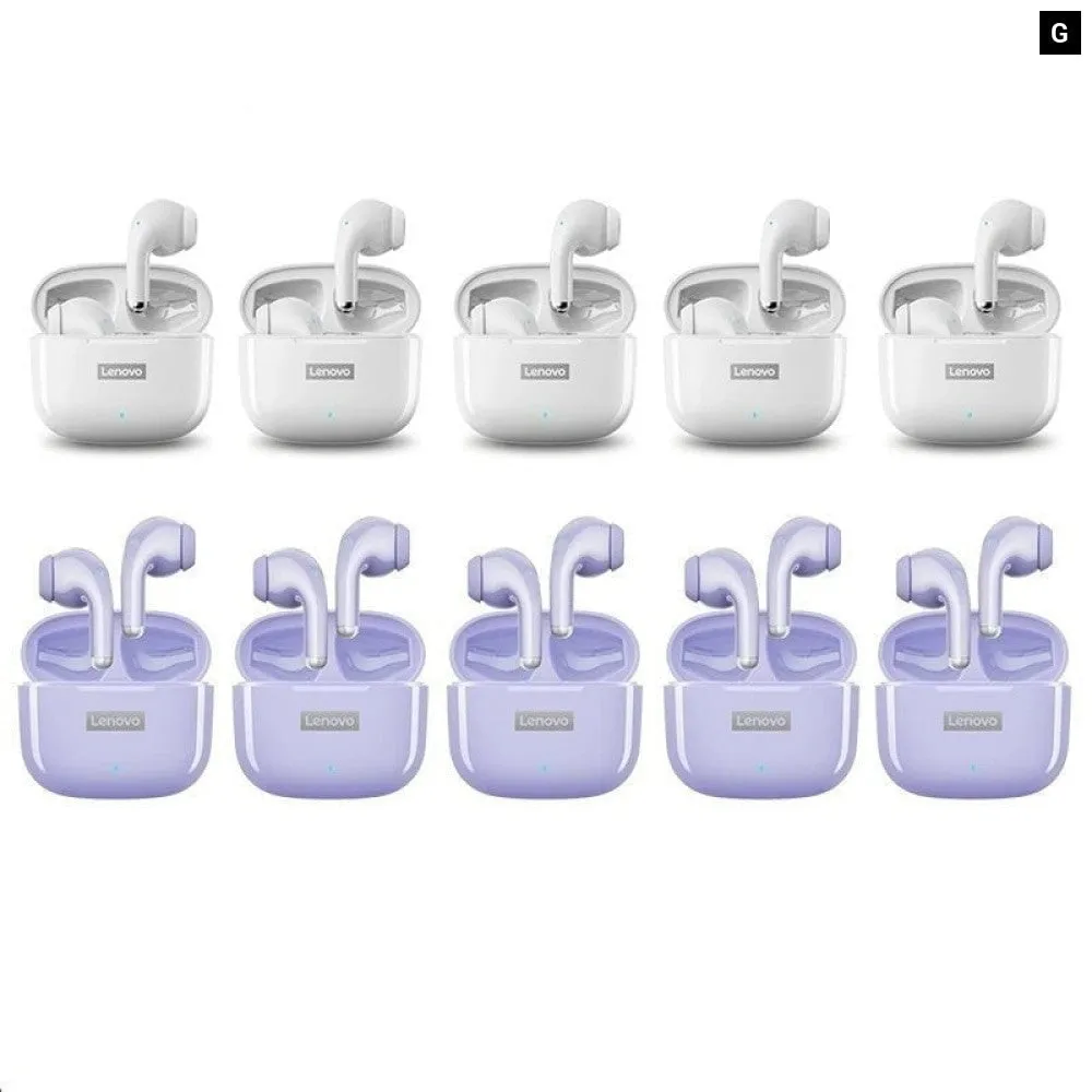 10pcs Wireless Bluetooth 5.1 Lp40 Pro Tws Sports Noise Reduction Touch Control Earphones