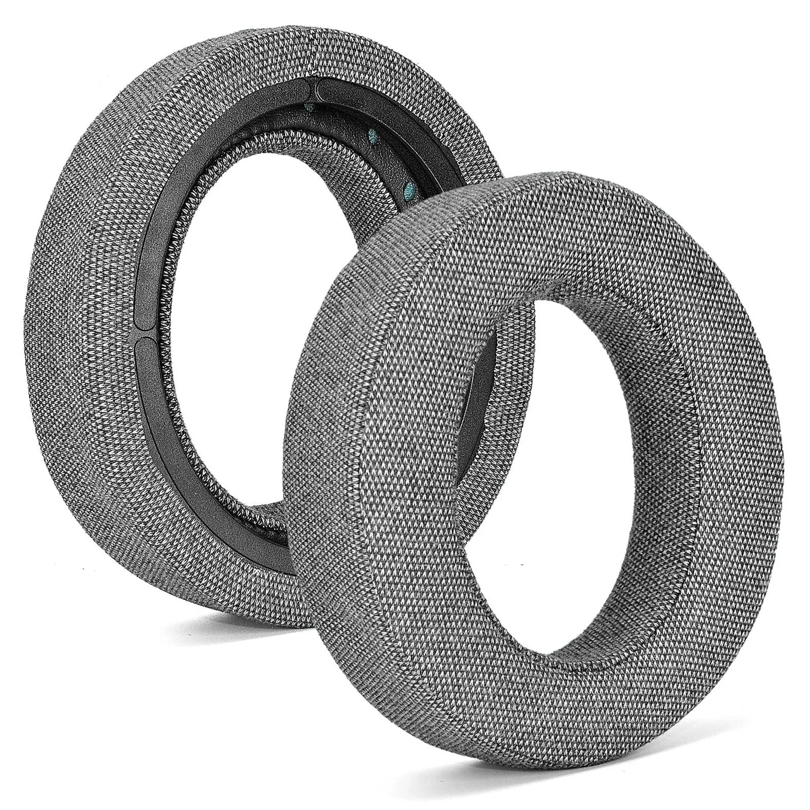 2-pack Grey Linen Earpads for Corsair Pro Headsets