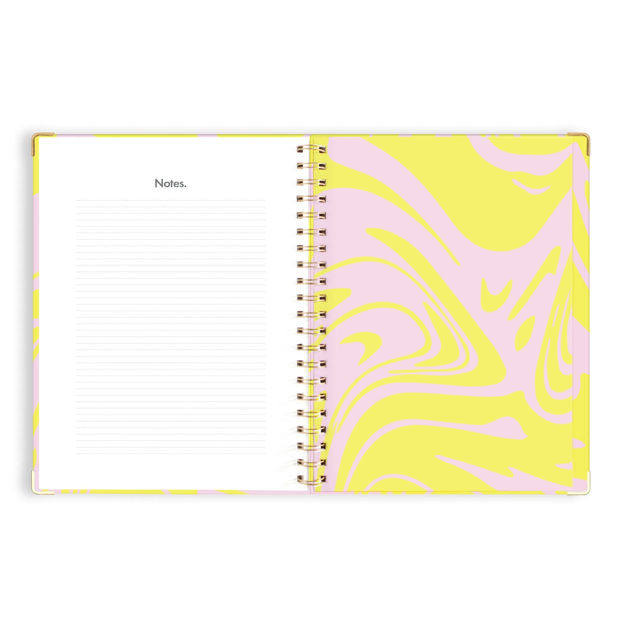 2025 A4 Academic Vertical Planner - Acid Wash