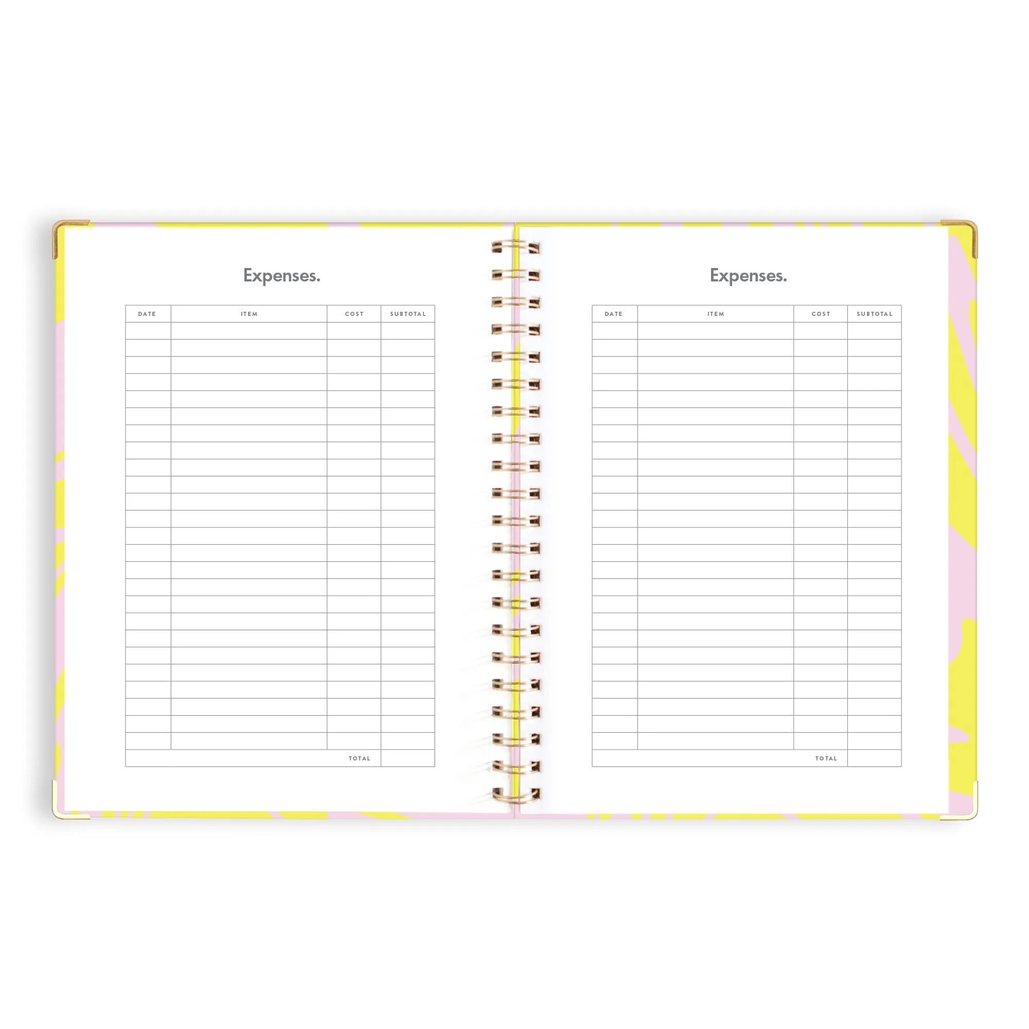 2025 A4 Academic Vertical Planner - Acid Wash