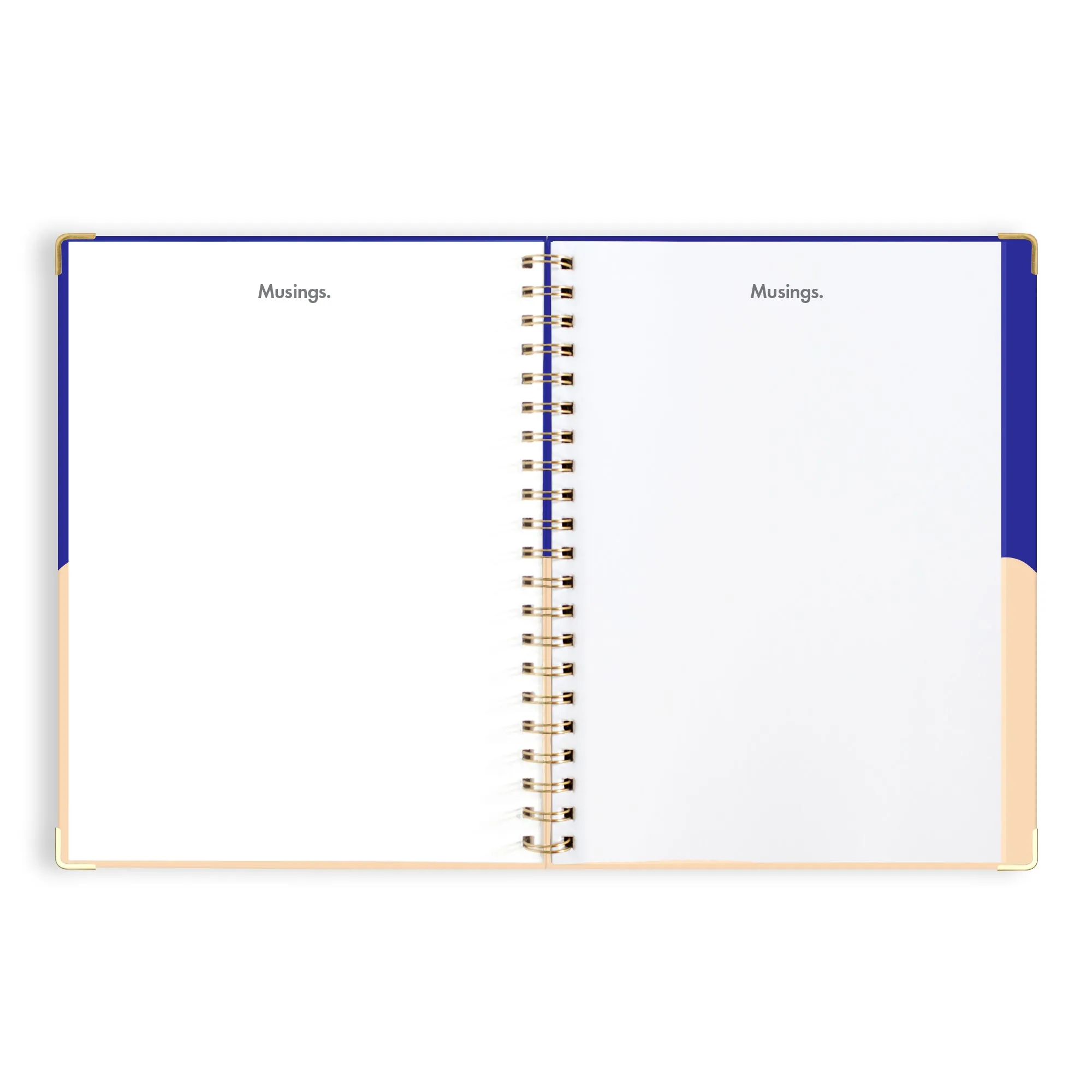 2025 A4 Academic Vertical Planner - Cobalt Ripple