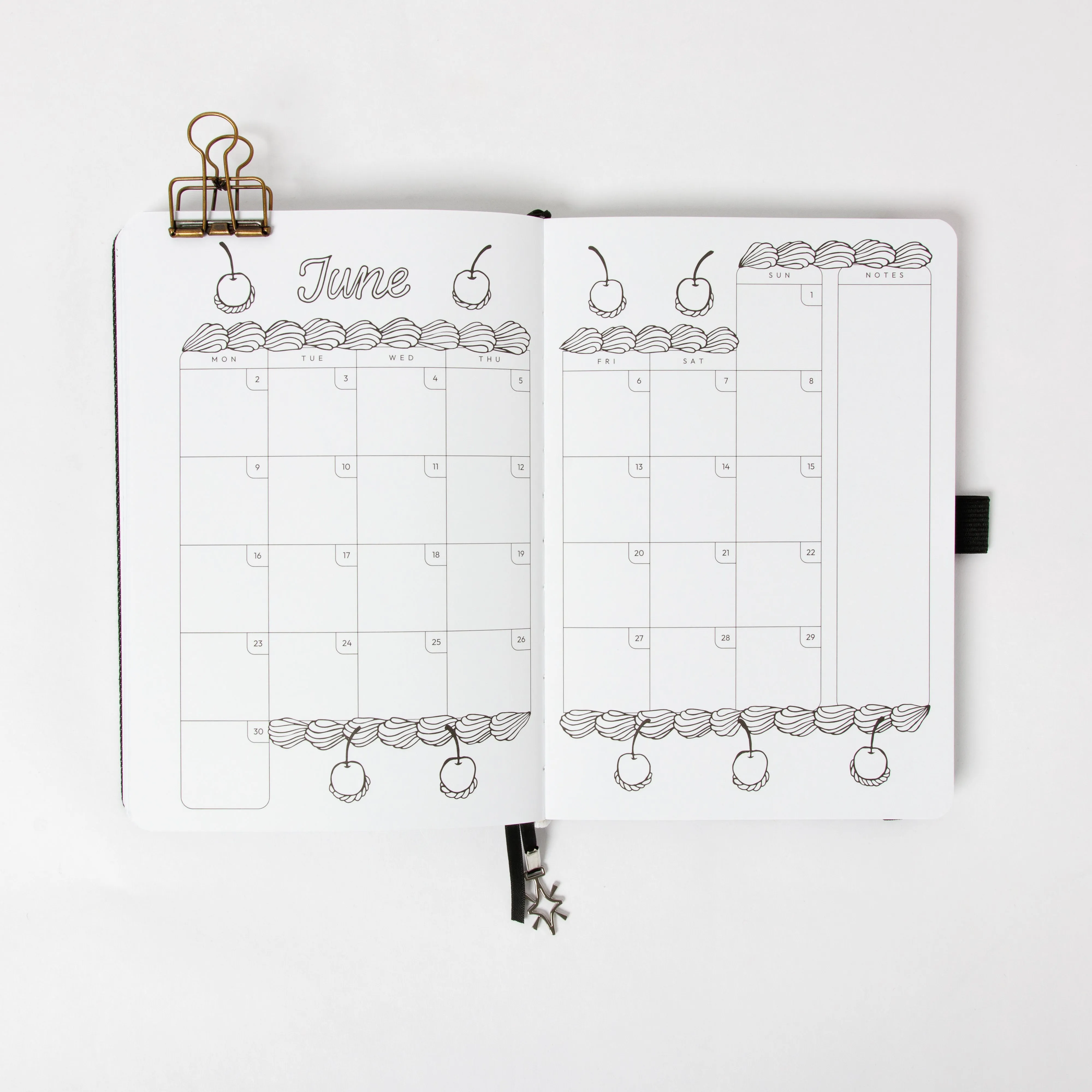 2025 Doodle Planner: Powderpuff Pink