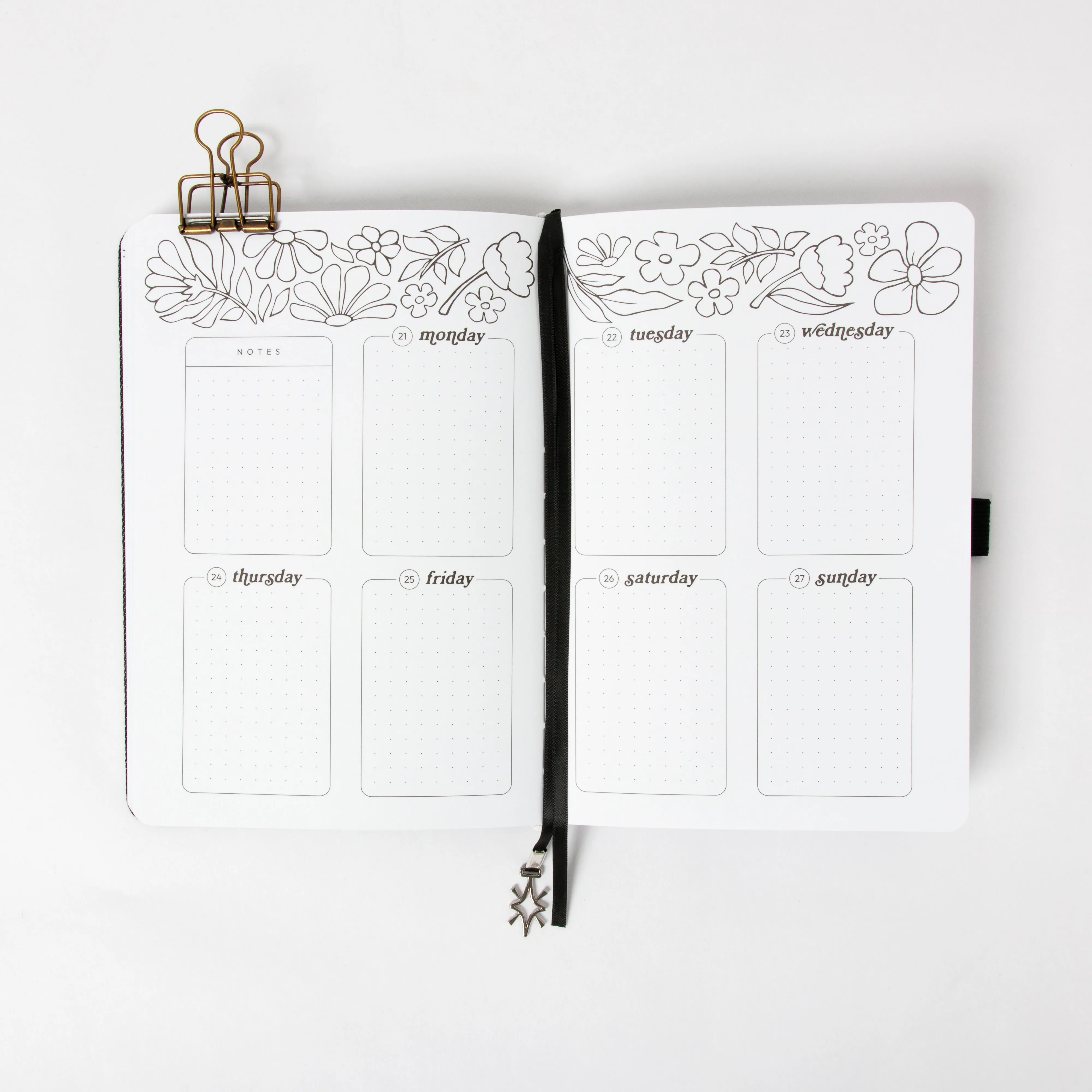 2025 Doodle Planner: Powderpuff Pink