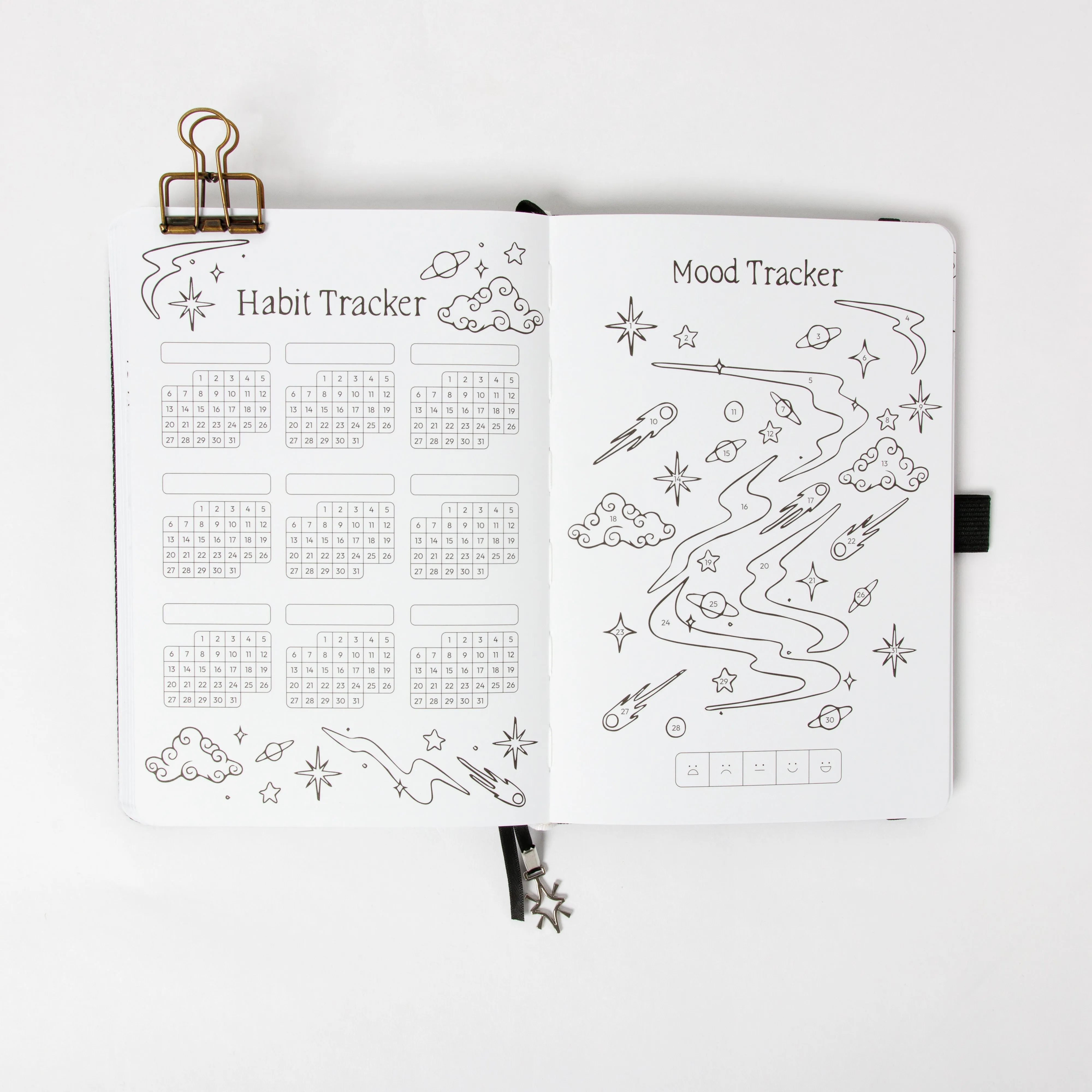 2025 Doodle Planner: Powderpuff Pink