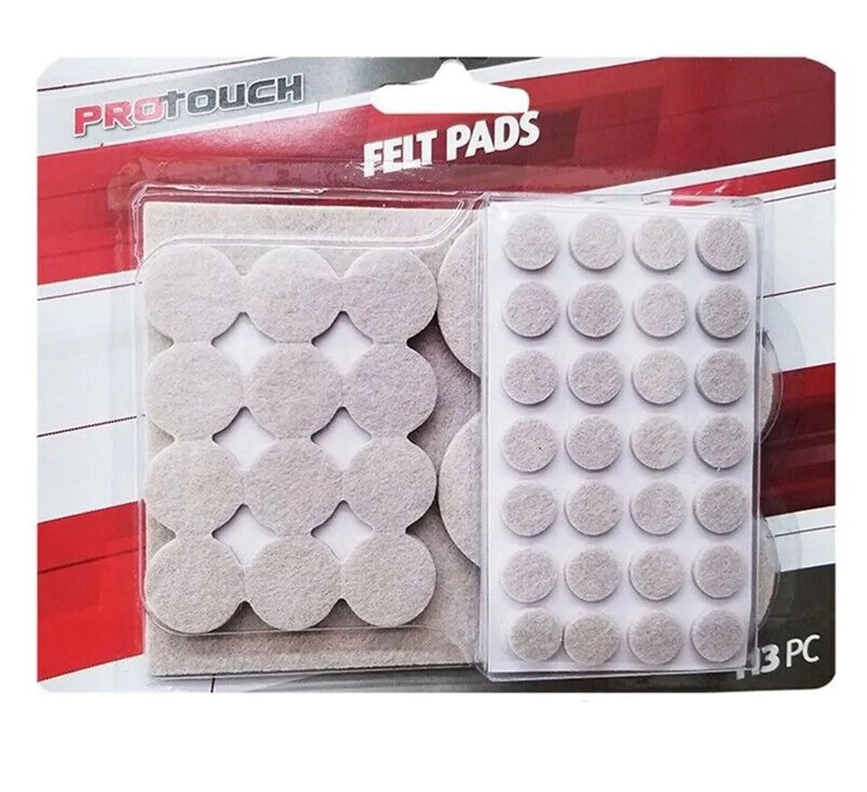 226 PCS Felt Furniture Pads Chair Leg Protectors Hardwood Wooden Floors (2 Pack)