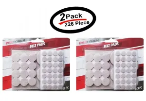 226 PCS Felt Furniture Pads Chair Leg Protectors Hardwood Wooden Floors (2 Pack)