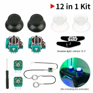 2pcs 3d Analog Axis 3d Joystick Module Potentiometer with 2xblack