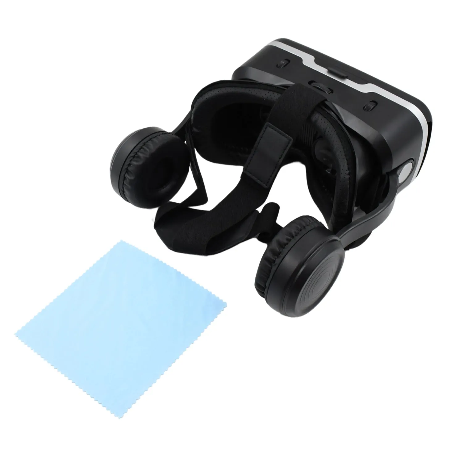3D /HD VR Glasses Virtual Reality Goggles Headset for iOS for Android SmartphoneVR Goggles-For 3D VR Movies Video Games with Headphones (1 Pc)