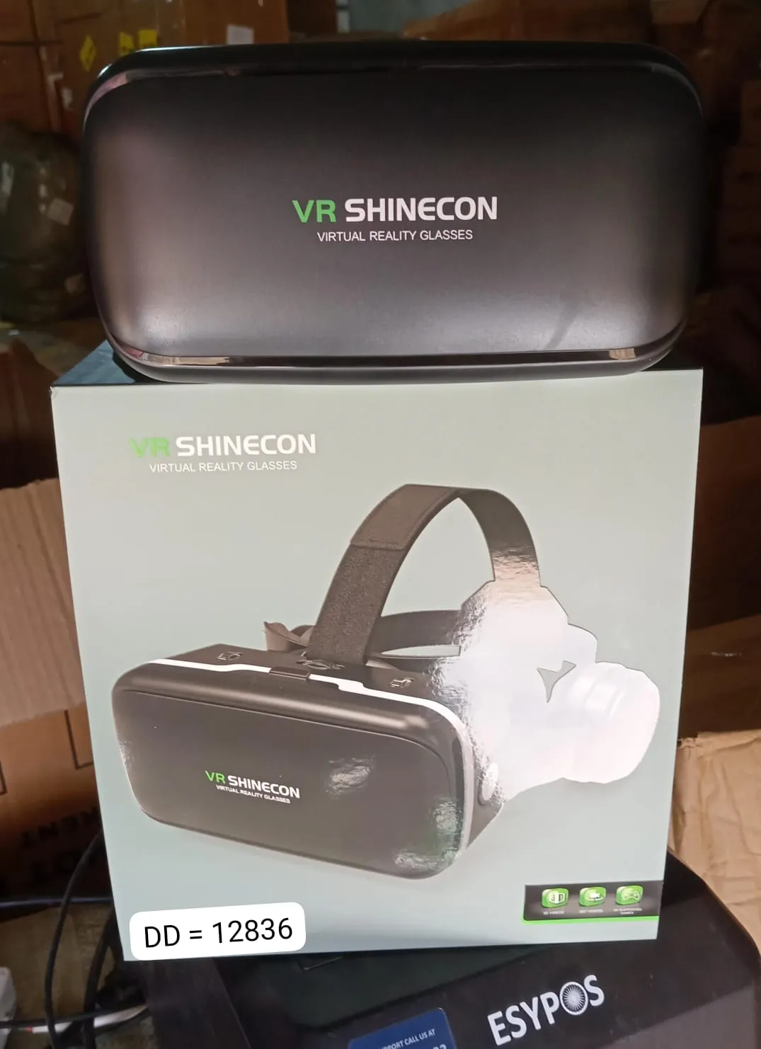 3D /HD VR Glasses Virtual Reality Goggles Headset for iOS for Android SmartphoneVR Goggles-For 3D VR Movies Video Games with Headphones (1 Pc)
