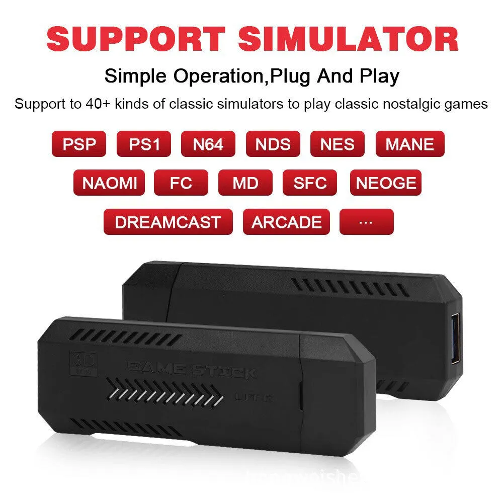 40000  Video Game Consoles Retro Game Stick | 4K HDMI Arcade Game
