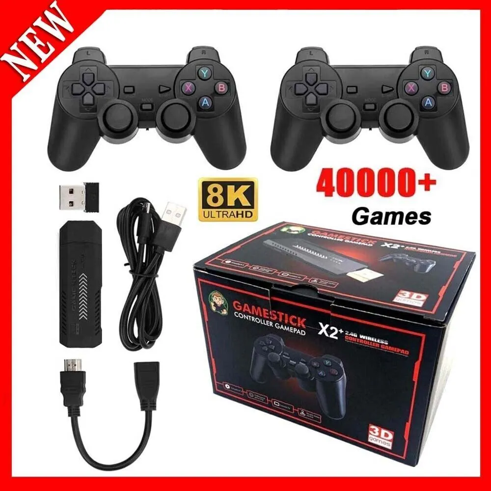 40000  Video Game Consoles Retro Game Stick | 4K HDMI Arcade Game