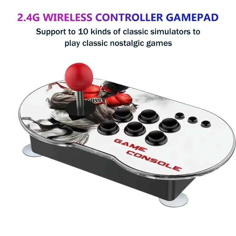 4K Tv Console With 15000 Games & Wireless Handle