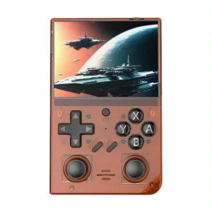 64G Handheld Game Console With 10 000  Games - 3.5 Inch Transparent Black