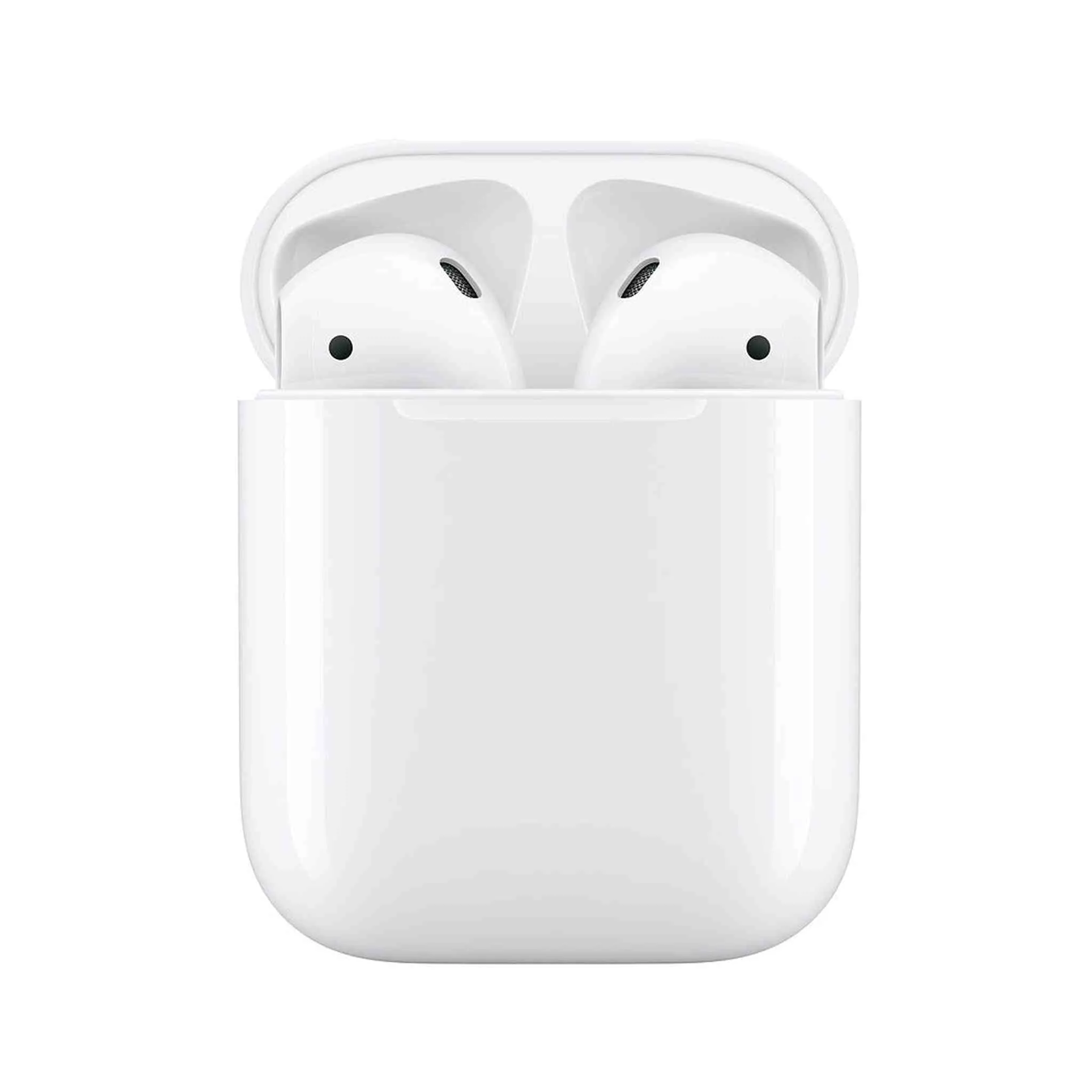 Apple AirPods with Charging Case (2nd Gen) Bundle with Velcro Cable Ties   USB Wall & Car Charger