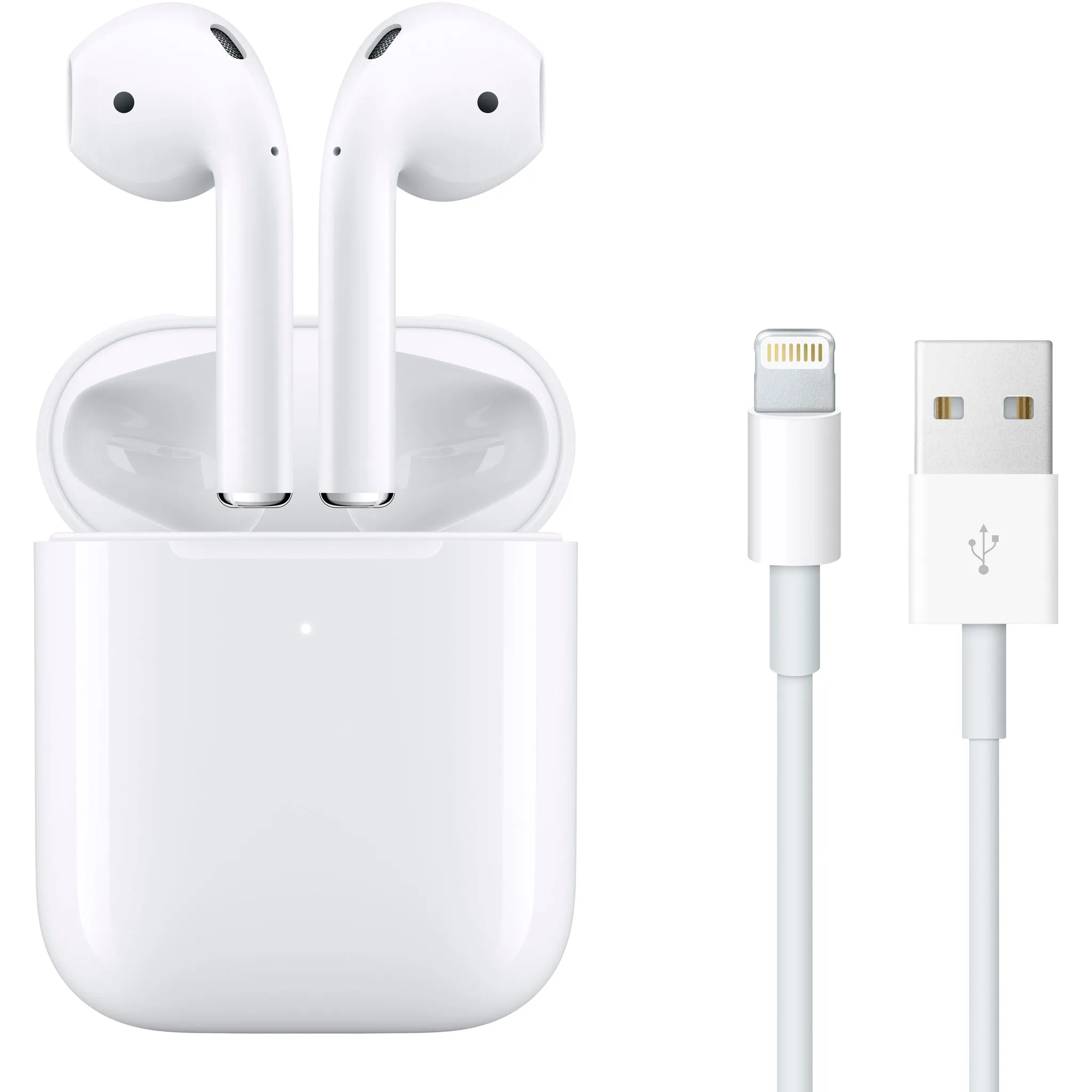 Apple AirPods with Wired Charging (2nd Gen) with Cable Ties   USB Charger