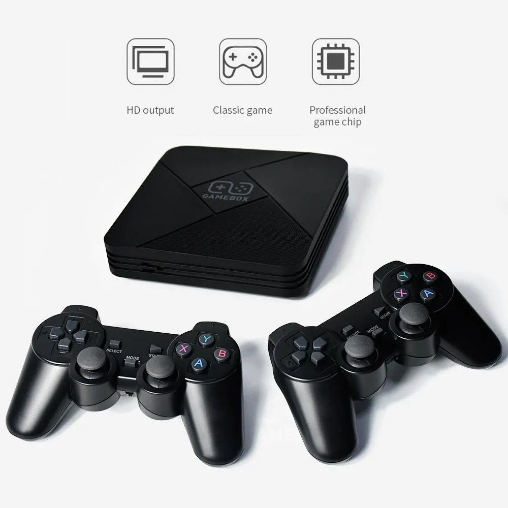 B01 Game Box Home Game Console Psp Emulator With Wired Gamepads - 128Gb