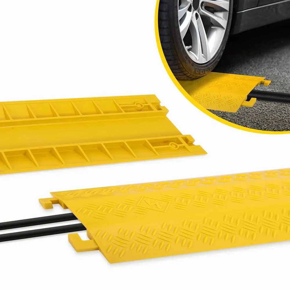 Cable Protective Cover Ramp, Cord/Wire Concealment Protection Track, Extra Wide