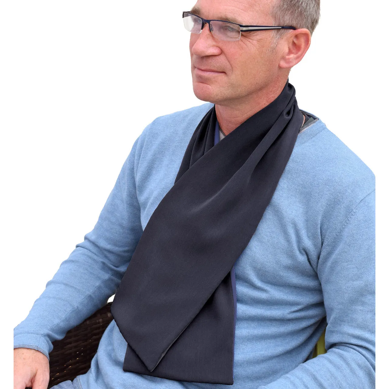 Cross Scarf Clothing Protector - Charcoal Black (UK VAT Exempt)