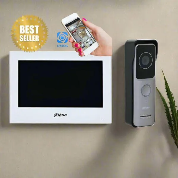 Dahua Smartphone Intercom Kit, KIT-DHI-7INWHT2311R-WP