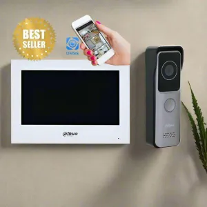 Dahua Smartphone Intercom Kit, KIT-DHI-7INWHT2311R-WP