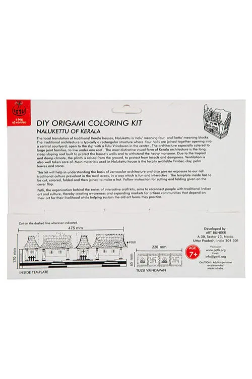 Educational Colouring Kit For our Young Architects DIY kit (Nalluketu of Kerala