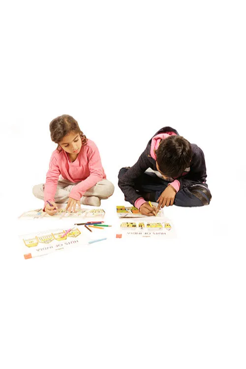 Educational Colouring Kit For our Young Architects DIY kit (Nalluketu of Kerala