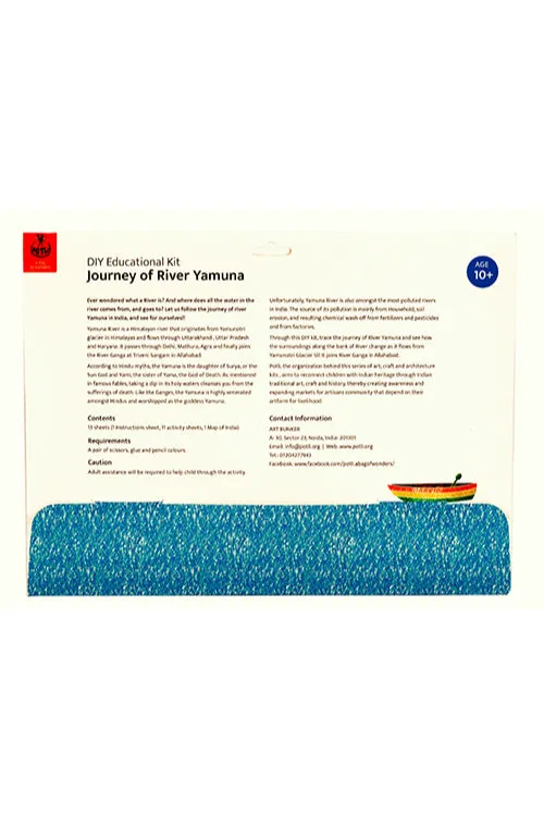 Educational Colouring Kit Learning Activity about Rivers Of India (River Yamuna)