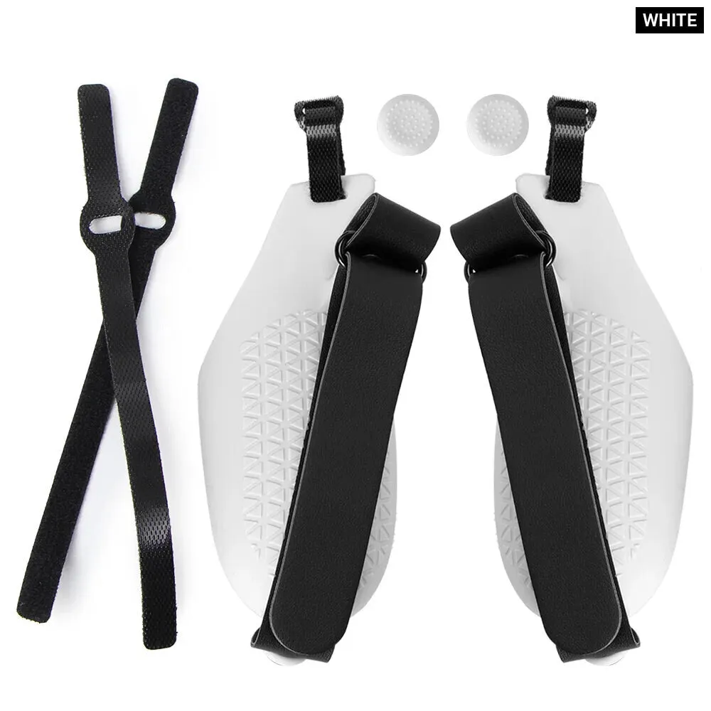 For Oculus Quest 2 Touch Controller Silicone Shell Half Pack Handle Grip Protective Cover with Strap