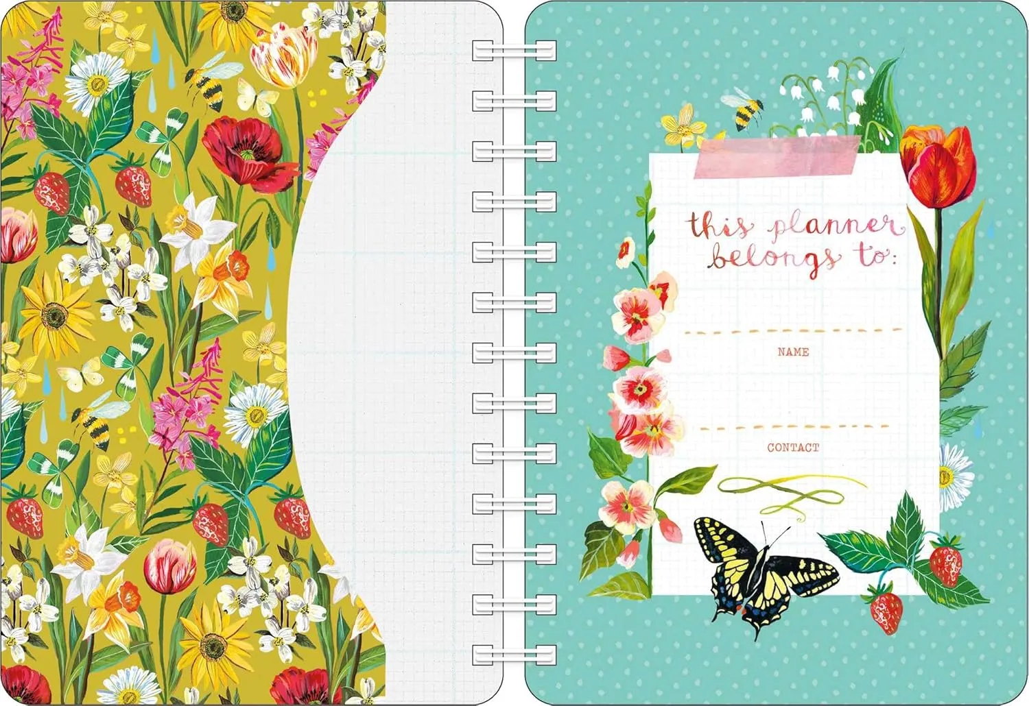 Katie Daisy 2025 Weekly Planner Calendar: Find Me in the Flowers