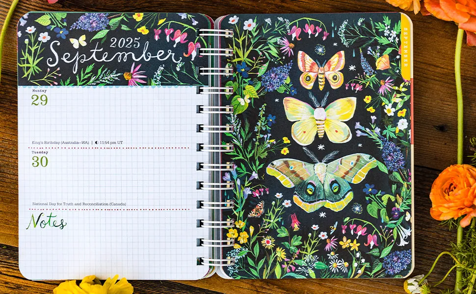 Katie Daisy 2025 Weekly Planner Calendar: Find Me in the Flowers