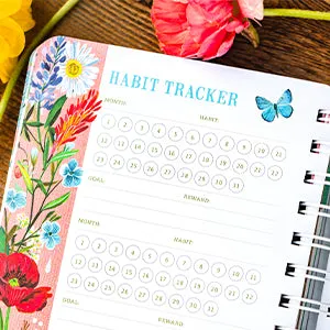 Katie Daisy 2025 Weekly Planner Calendar: Find Me in the Flowers