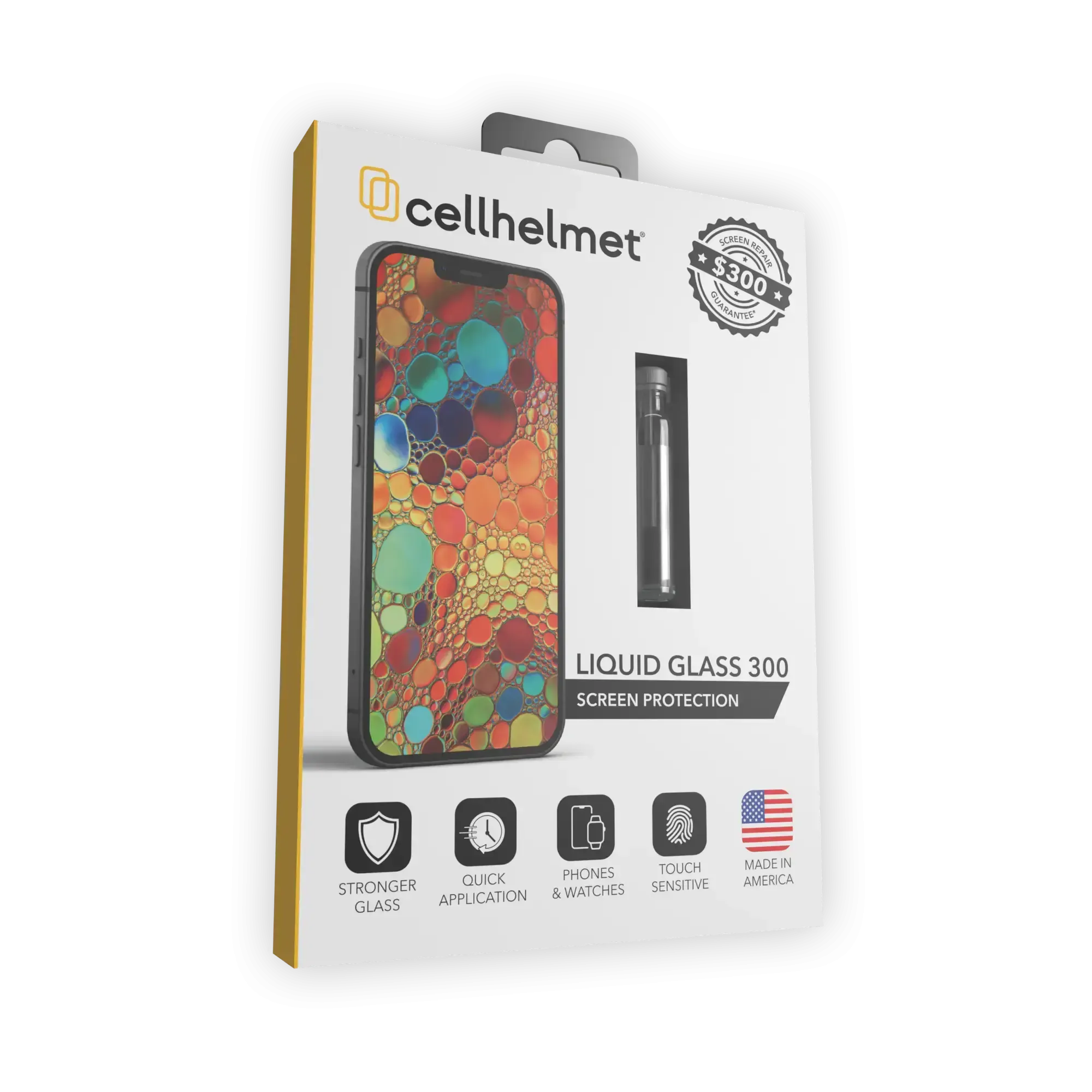 Liquid Glass Screen Protector with $300 Screen Repair Guarantee