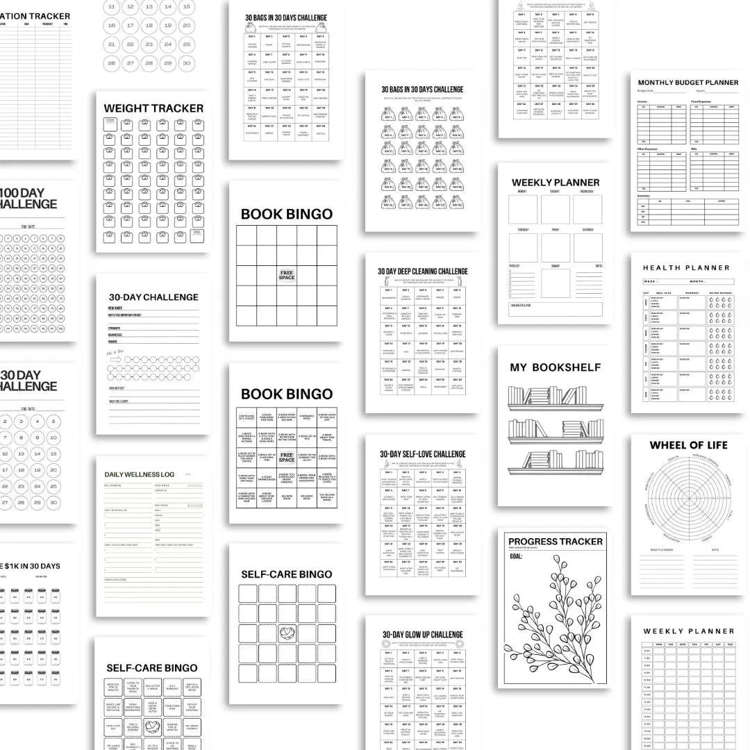 Mega Bullet Journal Pages Bundle