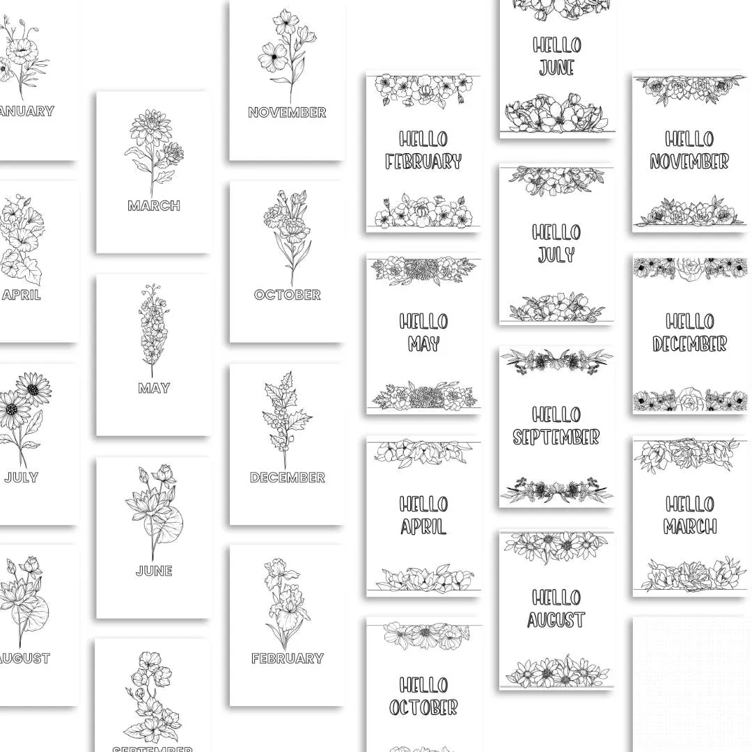 Mega Bullet Journal Pages Bundle