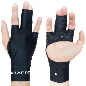 Middle Finger Tape Alternative Compression Gloves Pair, Sports Tape Alternative, Trigger finger Splint, Injury Jam Protection Splint & Grip Support for BJJ & Sports Black Unisex