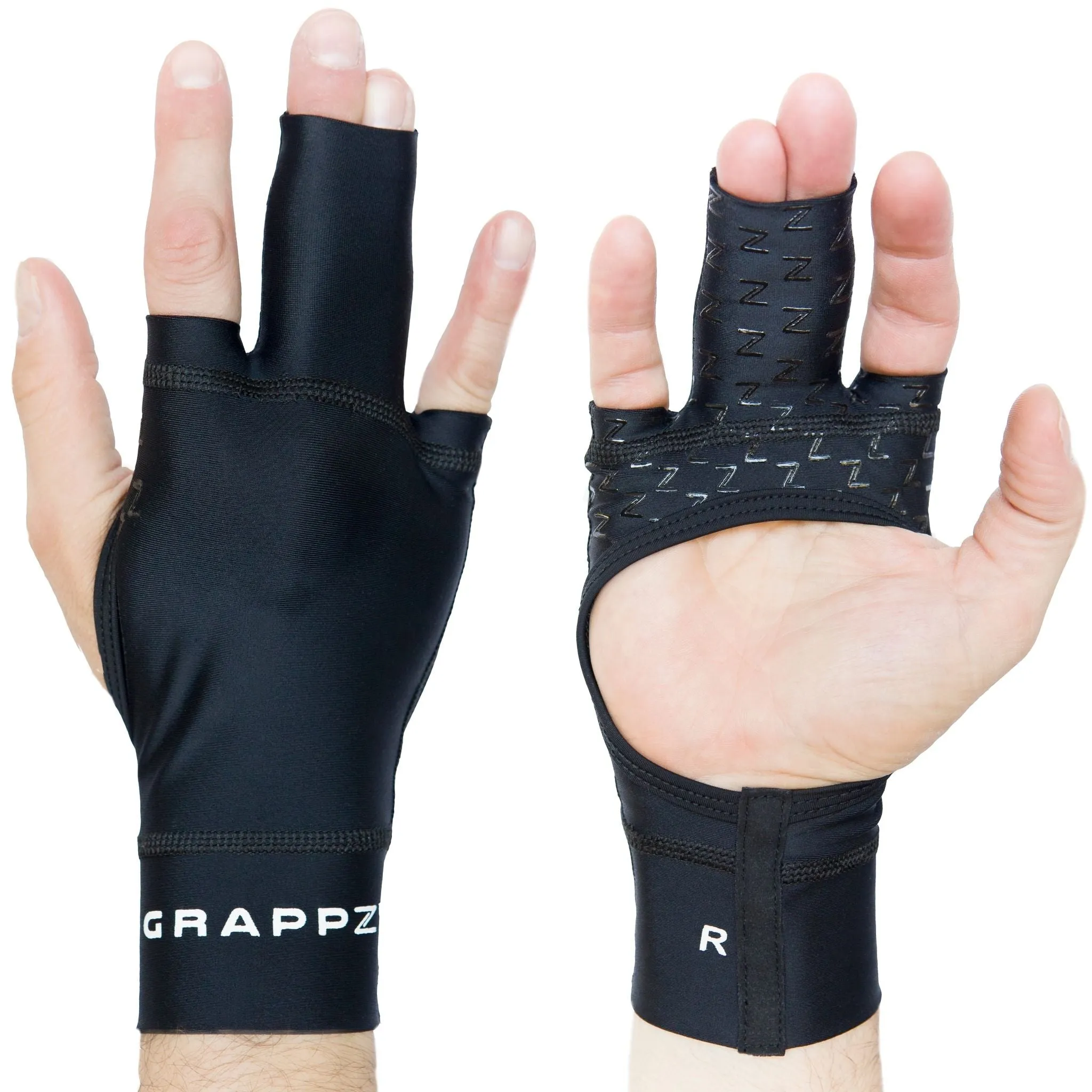 Middle Finger Tape Alternative Compression Gloves Pair, Sports Tape Alternative, Trigger finger Splint, Injury Jam Protection Splint & Grip Support for BJJ & Sports Black Unisex