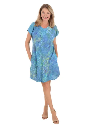 Mountain Stream Short Sleeve Dress