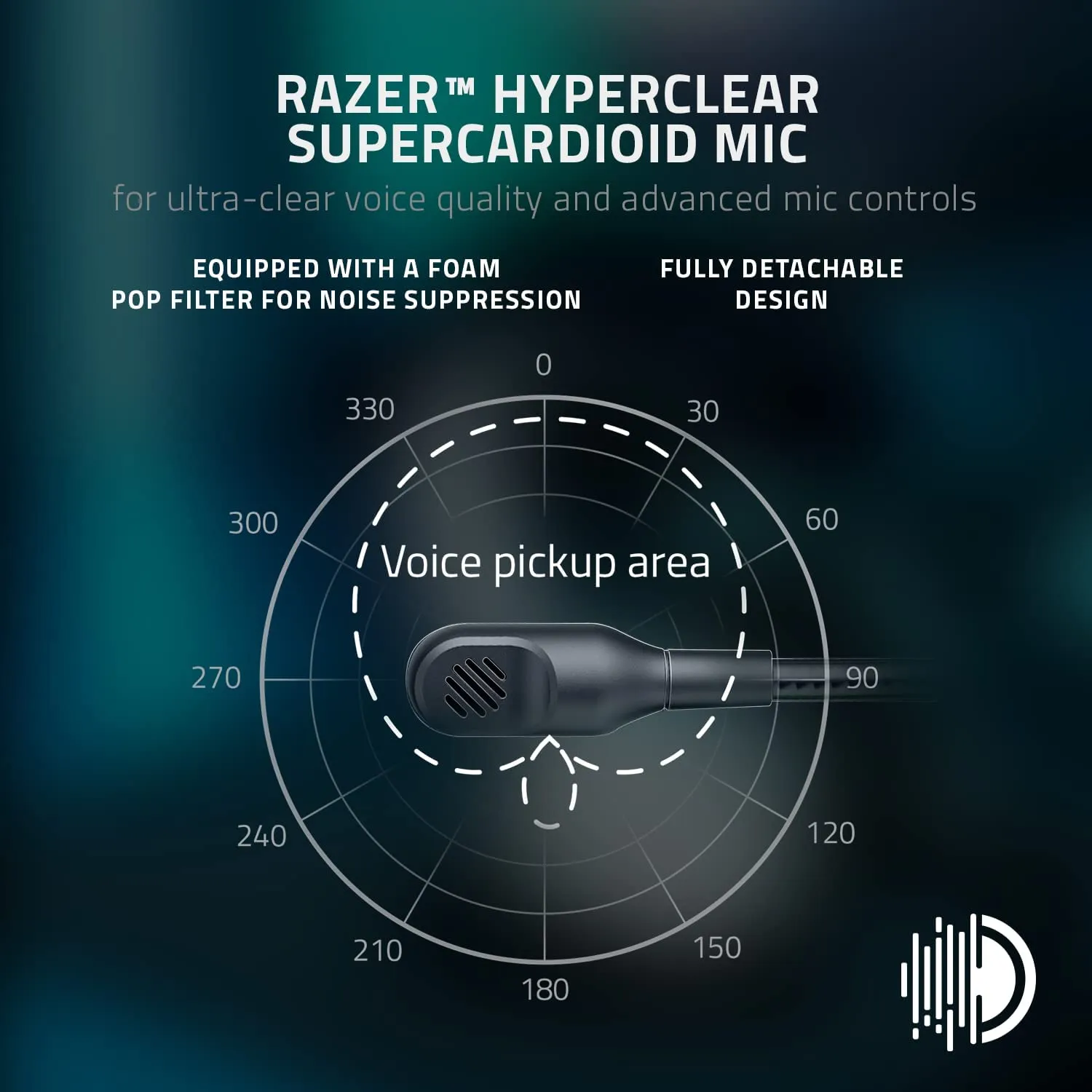 Razer Headset BlackShark V2 Pro Wireless Gaming Headset: THX 7.1 Spatial Surround Sound - 50mm Drivers - Detachable Mic - for PC, PS5, PS4, Switch, Xbox One, Xbox Series X|S - White