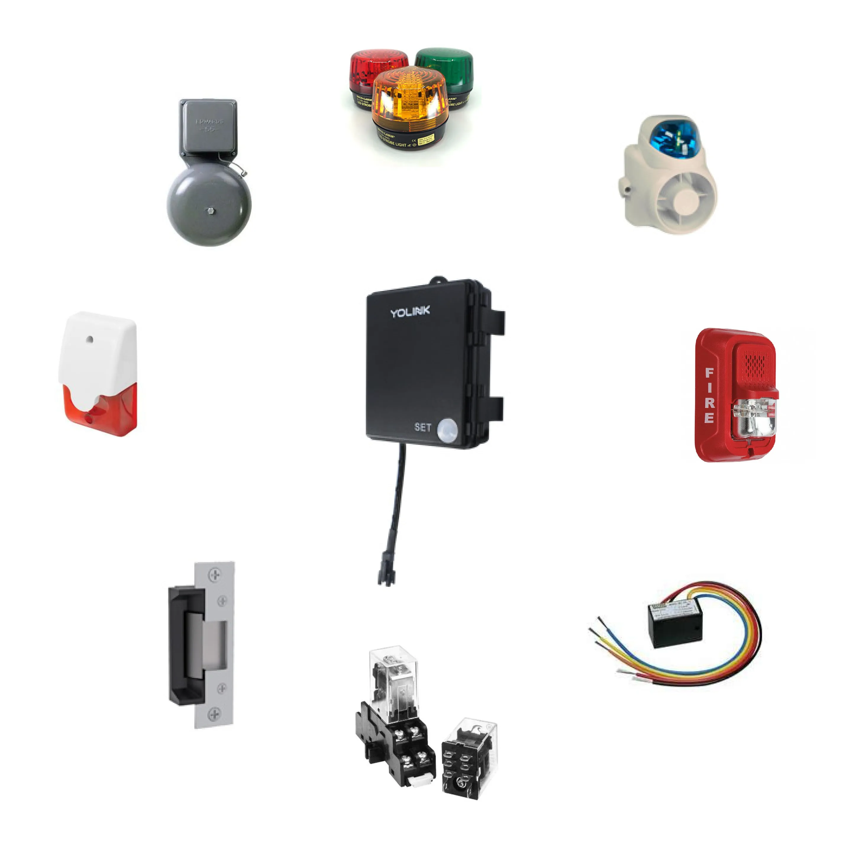 Smart Outdoor Relay & Alarm Controller (Alarm Device Not Included, YoLink Hub REQUIRED)