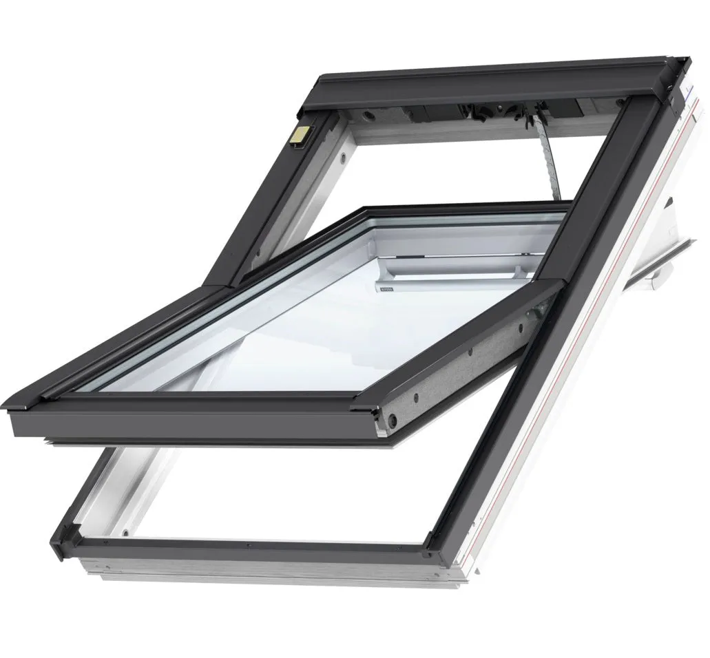 VELUX GGL SK06 206221U Triple Glazed Enhanced Noise Reduction White Painted INTEGRA® Electric Window (114 x 118 cm)